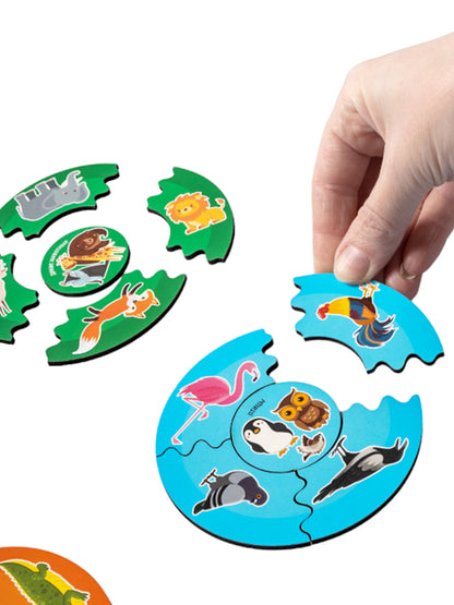 Пазлы из дерева. Mon premier paquet "Мир вокруг" 60 эл