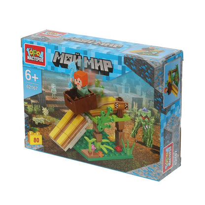 Конструктор мой мир, 80 дет. Город мастеров в кор.2*120шт