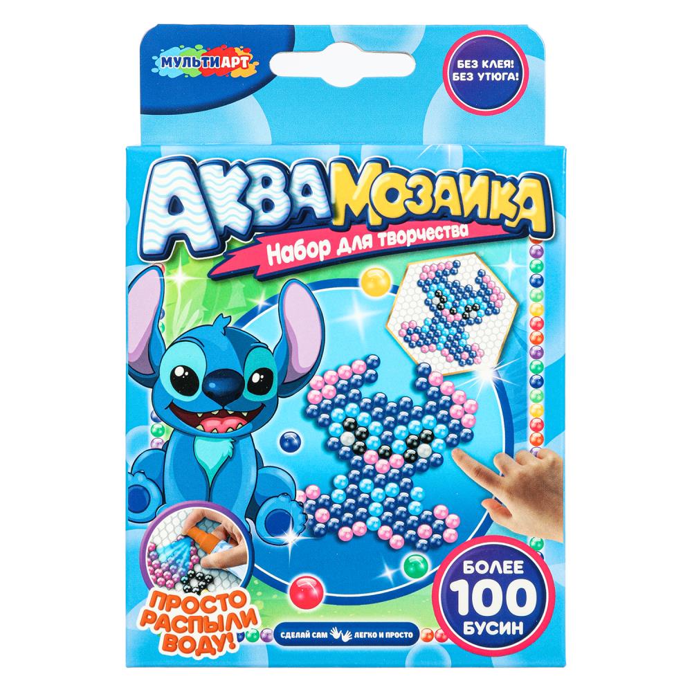 Аквамозаика 100 бусин стич МУЛЬТИ АРТ в кор.48шт