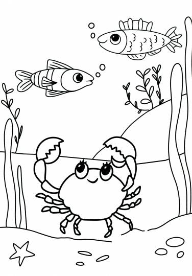 РАСКРАСКА А4 эконом. КТО ЖИВЁТ В ОКЕАНЕ?