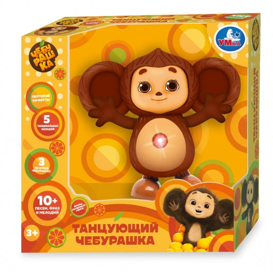 Сказочник танцующий 10+ песен, фраз и мелодий Чебурашка в кор. Умка в кор.36шт