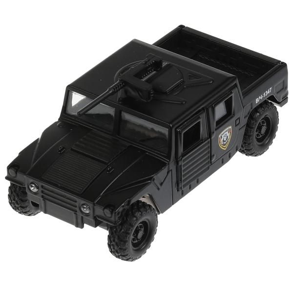 Машина металл АРМЕЙСКИЙ ВНЕДОРОЖНИК ПИКАП 12 см, двери, багажн, черн, кор. Технопарк в кор.2*36шт