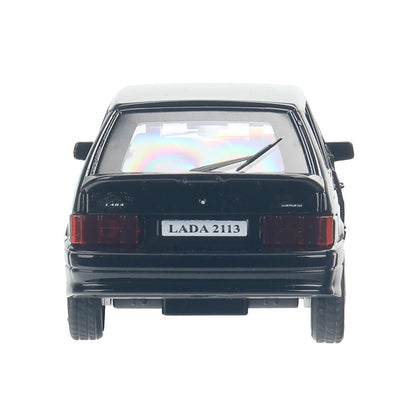 Machine en métal vaz-2113 12 cm, double, sac, argent, noir, cor. Parc technologique dans le cor.2*36шт