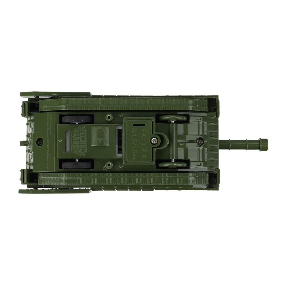 Модель металл АРМАТА ТАНК Т-14 АРМИЯ РОССИИ 12 см, башня, инерц, зеленый, кор. Технопарк в кор.2*24шт