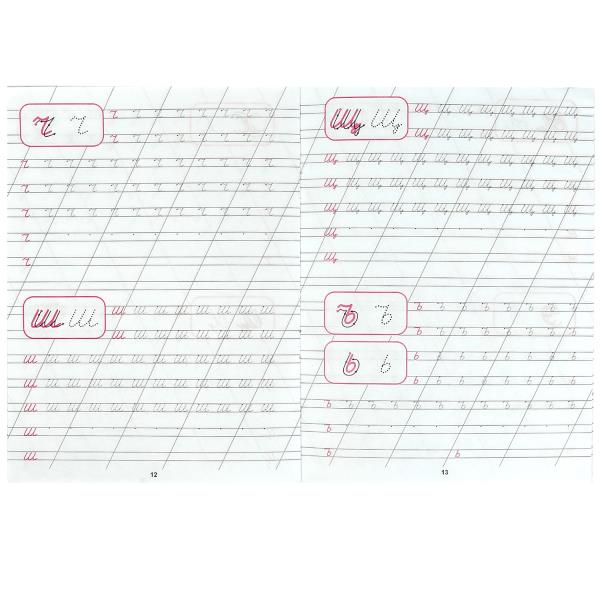 Пишем строчные буквы. Каллиграфическая пропись. 145х195 мм. Скрепка. 16 стр. Умка в кор.50шт