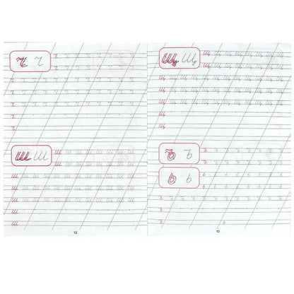 Пишем строчные буквы. Каллиграфическая пропись. 145х195 мм. Скрепка. 16 стр. Умка в кор.50шт