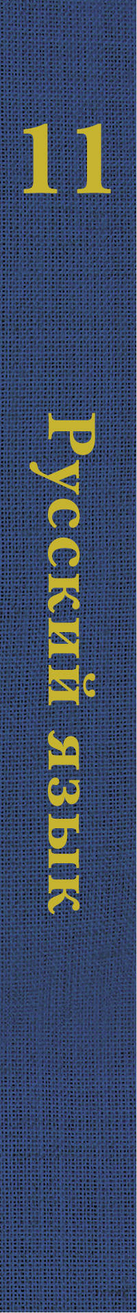 Русский язык. Базовый и углубленный уровень. 11 класс. Учебник.
