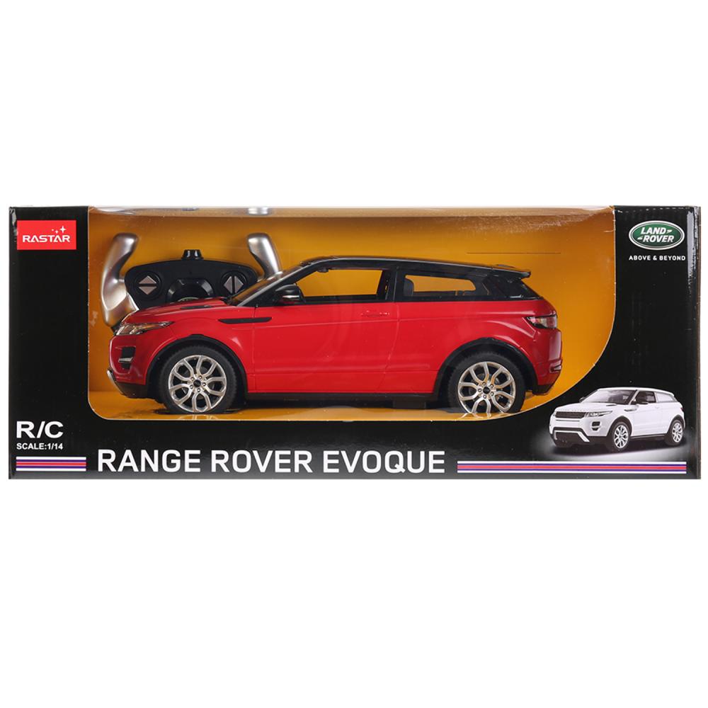 МАШИНА Р/У RASTAR RANGE ROVER EVOQUE 1:14 СО СВЕТОМ, ЦВЕТ В АССОРТ. КОР. dans le cor.6шт