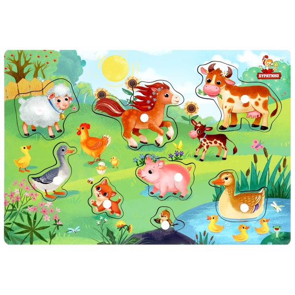 Игрушка деревянная в пленке Буратино в кор.12шт