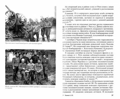 Воздушный фронт Первой мировой. Борьба за господство в воздухе на русско-германском фронте (1914—1918)