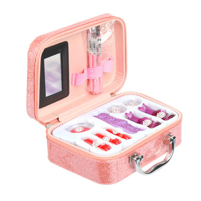 Косметика ДЛЯ ДЕВОЧЕК румяна, лак д/ногтей, помада,блёстки, кисточки МИЛАЯ ЛЕДИ в кор.2*30шт