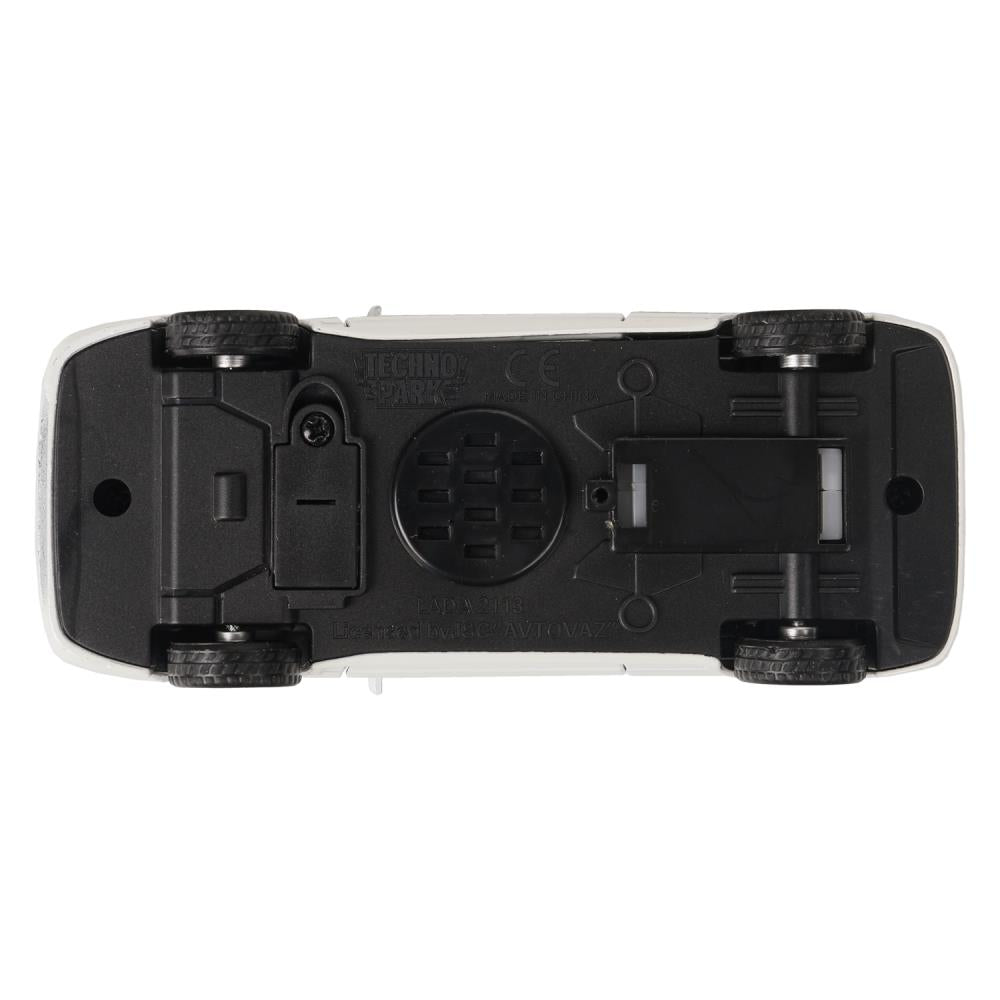 Machine en métal vaz-2113 12 cm, double, sac, argent, blanc, cor. Parc technologique dans le cor.2*36шт