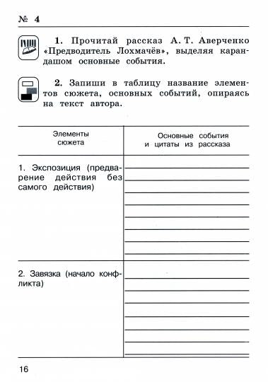 Литературное чтение 4кл ч2 [Рабочая тетрадь] ФГОС