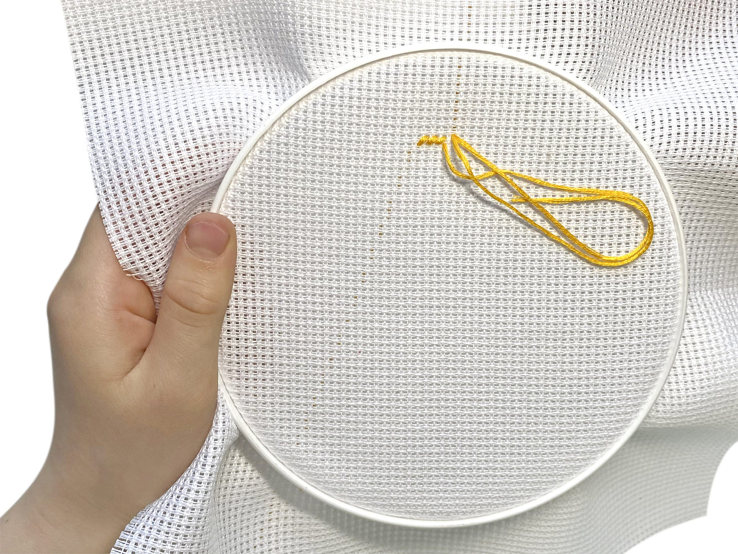 Набор для творчества. Вышивка "Зайка" (с пяльцами)