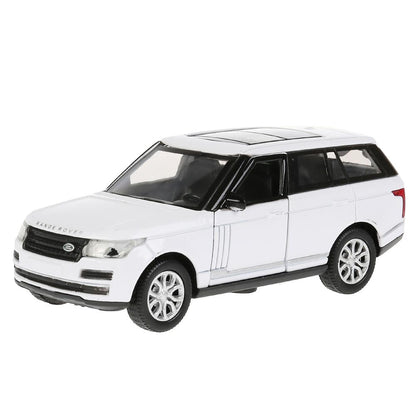 Machine en métal RANGE ROVER VOGUE pour 12 cm, double, bagage, argent, blanc, cor. Parc technologique dans le cor.2*36шт