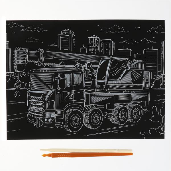 Gravure 18*24 cm ПОЖАРНЫЙ КРАН, taille МУЛЬТИ АРТ в кор.120шт