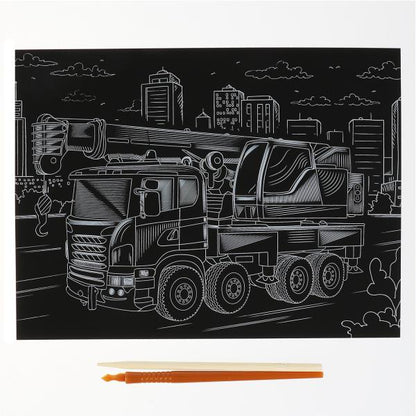 Gravure 18*24 cm ПОЖАРНЫЙ КРАН, taille МУЛЬТИ АРТ в кор.120шт