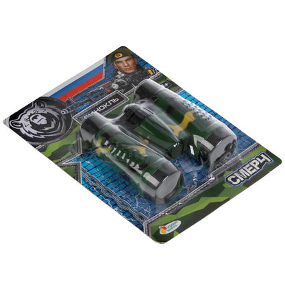 Бинокль ВОЕННЫЙ блист.17*22*7см ИГРАЕМ ВМЕСТЕ в кор.2*144шт