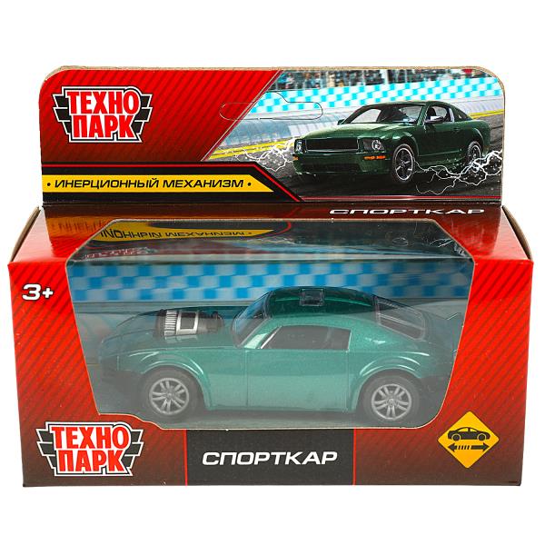 Технопарк. Машина металл "Спорткар" 10,5 см, инерция, кор арт.2107C047-R1
