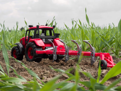 Полесье. Трактор "Belarus" с плугом арт.91338