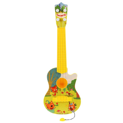 1907M008-R Гитара ТРИ КОТА в кор. Играем вместе в русс. кор. в кор.2*36шт