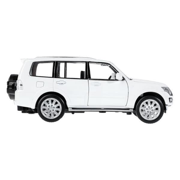 Машина металл светзвук MITSUBISHI pajero 4wd турбо,14,5 см, двери, инерция Технопарк в кор.2*24шт