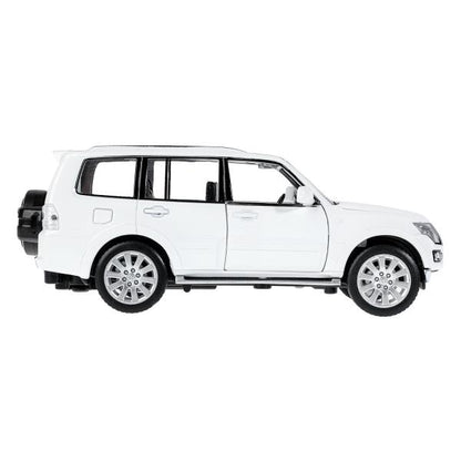 Машина металл светзвук MITSUBISHI pajero 4wd турбо,14,5 см, двери, инерция Технопарк в кор.2*24шт