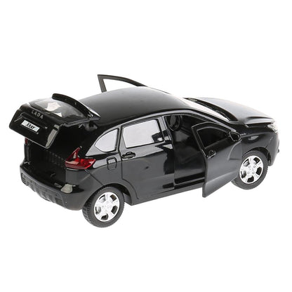 XRAY-BK Машина металл LADA XRAY, 12см, открыватель. двери, инерц, черный 9818 в кор. Технопарк в кор.2*36