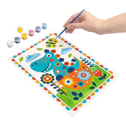 Набор для творчества. Раскраска "Динозаврик"