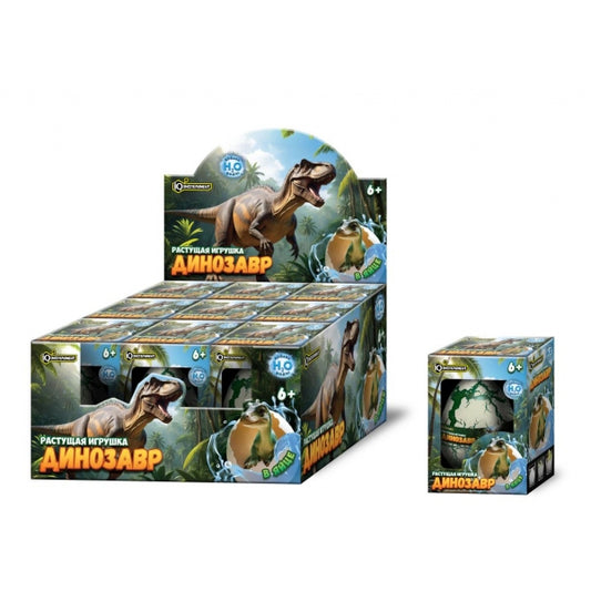 Растущее ЯЙЦО динозавр, дисплей IQ Эксперимент уп-12шт в кор.12уп