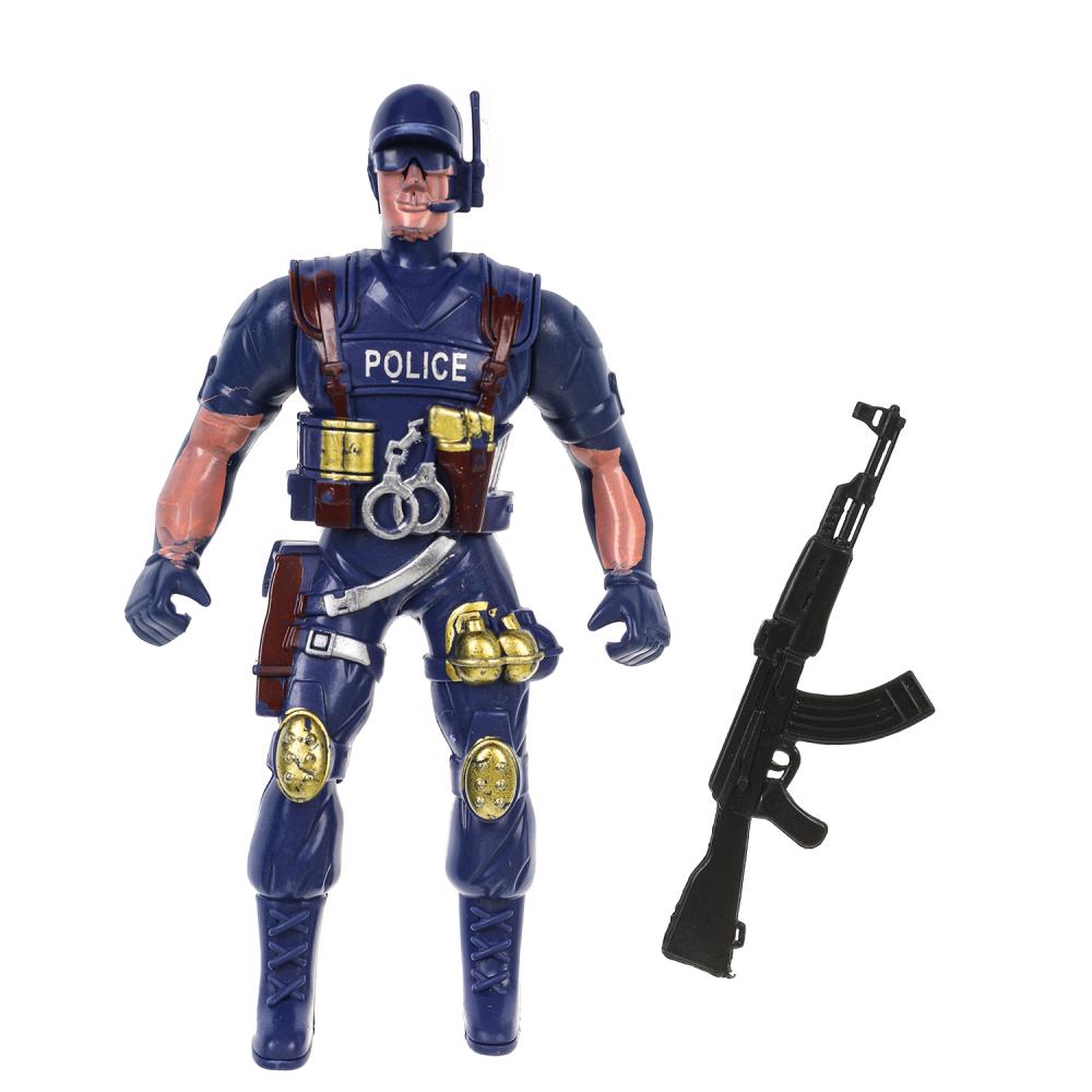 Наборы солдат ПОЛИЦИЯ с оружием, блист.23,5*19*3,5см ИГРАЕМ ВМЕСТЕ в кор.2*120шт