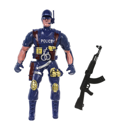 Наборы солдат ПОЛИЦИЯ с оружием, блист.23,5*19*3,5см ИГРАЕМ ВМЕСТЕ в кор.2*120шт