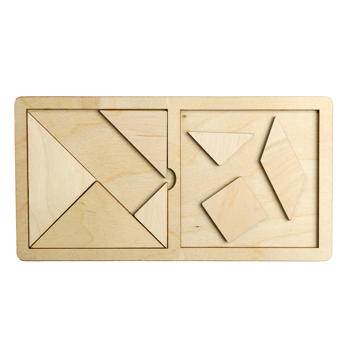 Игра-головоломка деревянная "Танграм" (большая)