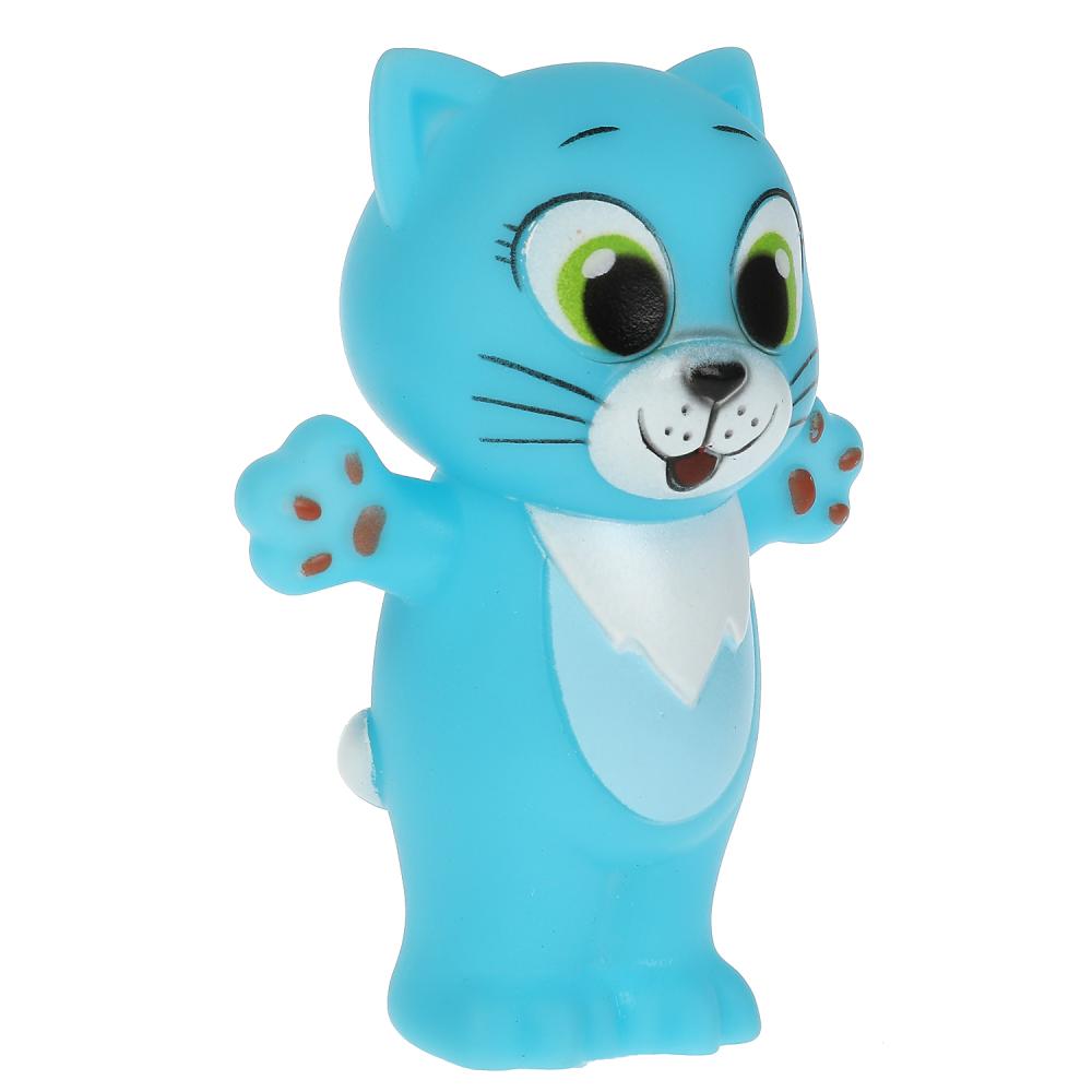 Игрушка для ванны котик 9 см, в сетке, КАПИТОШКА в кор.2*240шт