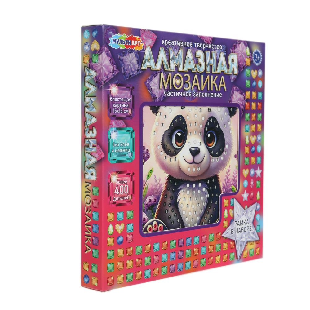 Mosaïque en aluminium 15*15, en corbeille, pandotchka МУЛЬТИ АРТ en cor.48шт