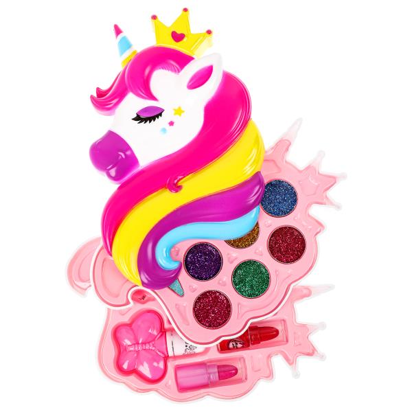 Косметика ДЛЯ ДЕВОЧЕК тени с блестками, помада, лак для ногтей, заколки МИЛАЯ ЛЕДИ в кор.2*36шт