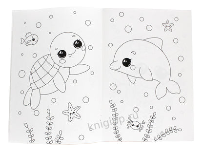 РАСКРАСКА А4 эконом. КАВАЙИ