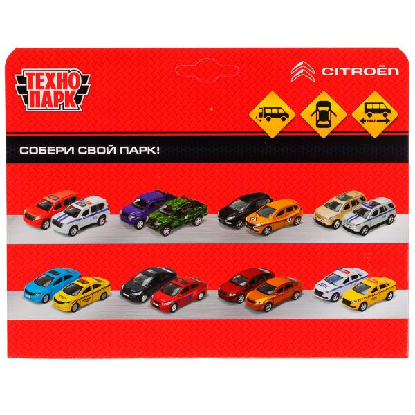 JUMPER-14POL-SRМашина металл CITROEN JUMPER ПОЛИЦИЯ 14 см, дверь, сумка, инер, серебр, кор. Технопарк в