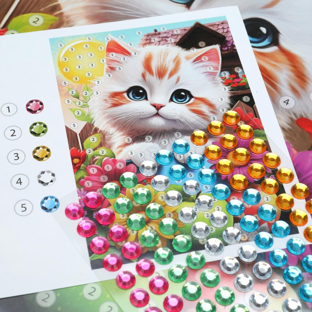 Аппликация Со стразами 15*21 см сюрприз МУЛЬТИ АРТ в кор.100шт