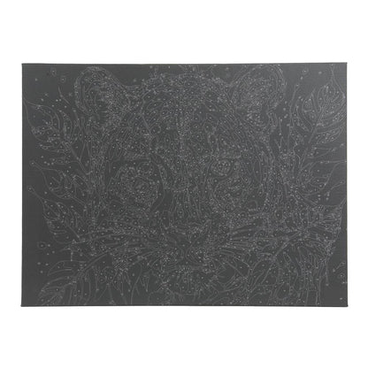 Étui en bois noir avec numéro 30*40 cm pour le téléphone portable en cor.24 pouces