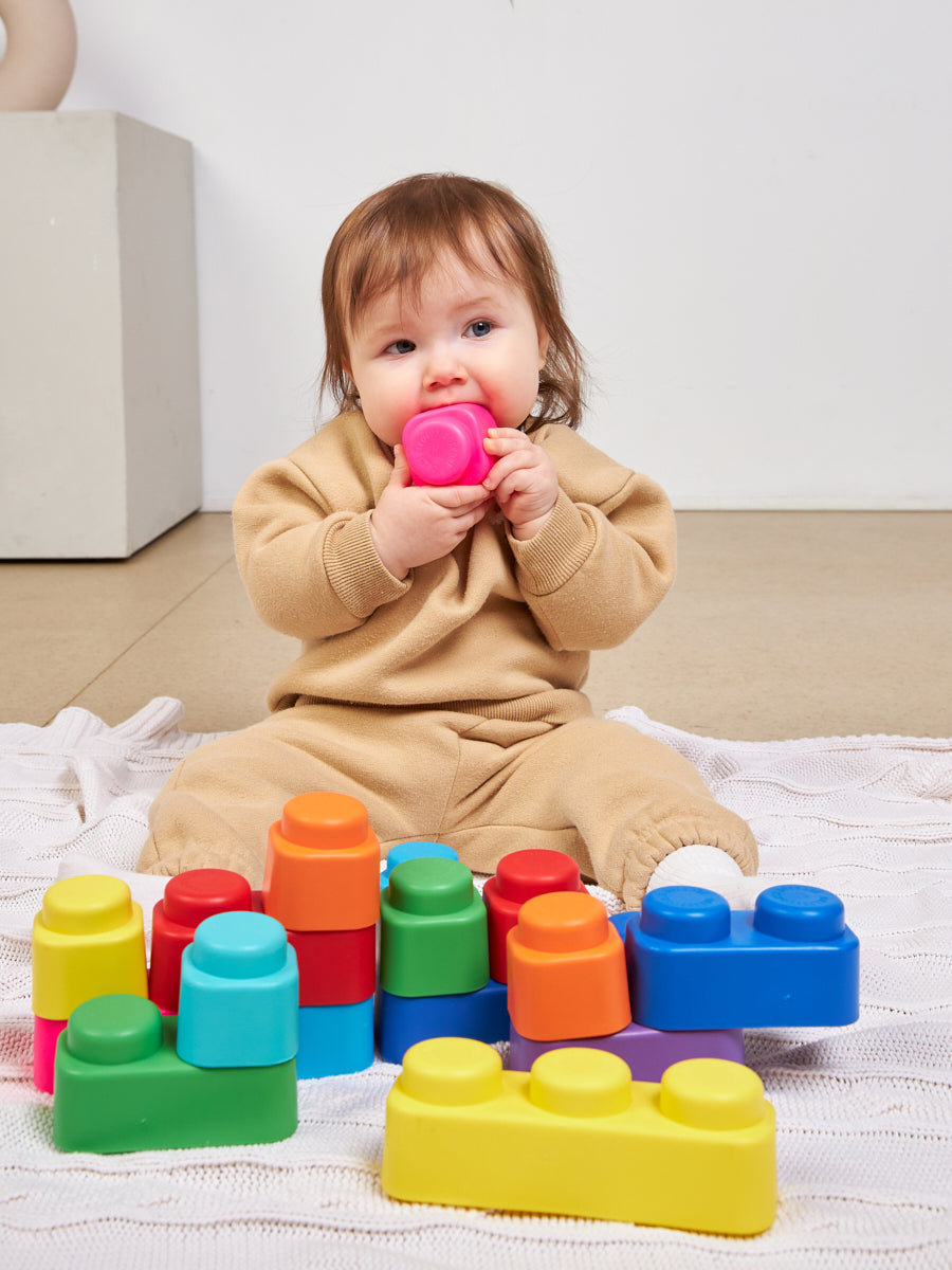 01584 ЦАРСТВО 188023 МЯГКИЕ КИРПИЧИКИ. КОНСТРУКТОР ИЗ МЯГКОГО МАТЕРИАЛА ДЛЯ САМЫХ МАЛЕНЬКИХ. 14 ДЕ