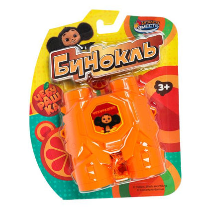 Бинокль Чебурашка блист.15,5*19,5*4см ИГРАЕМ ВМЕСТЕ в кор.2*120шт