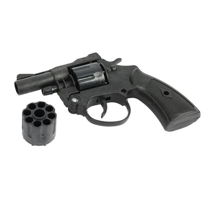 Револьвер для стрельбы поршнями 8 зарядов, пласт, блист.16,2*19,2*6см ИГРАЕМ ВМЕСТЕ в кор.4*72шт