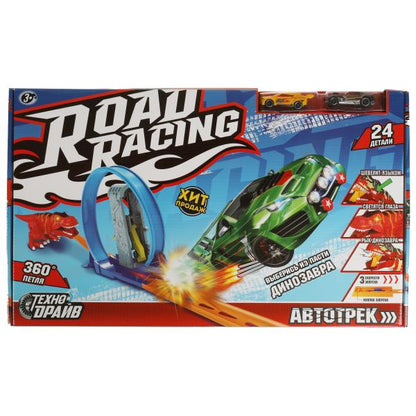 Véhicule avec catapulte, dinosaure, cor.52*31,7*6,9 cm, ТЕХНОДРАЙВ dans cor.2*12шт