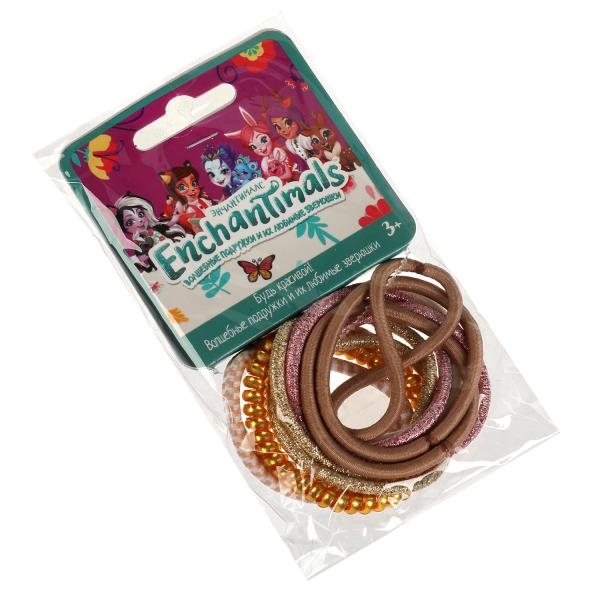 Акс-ры д/девочек ЭНЧАНТИМАЛС резинки д/волос тонкие МИЛАЯ ЛЕДИ уп-10шт в кор.100уп