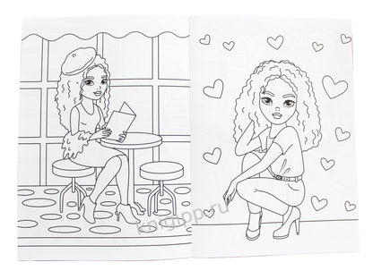 РАСКРАСКА. МАСТЕРСКАЯ КРАСОТЫ. НИКА