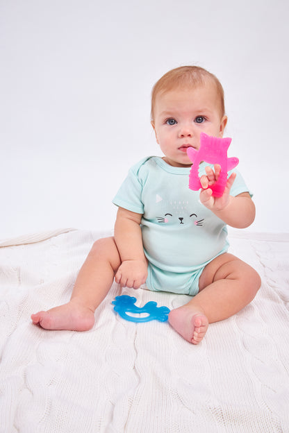 Прорезыватели комплект "Котик и Петушок" Детские игрушки