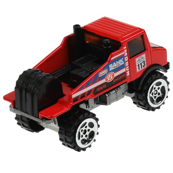 Machine en métal ROAD RACING SUISSE 7,5 cm, dans un assortiment, en blister. Parc technologique en cor.2*360шт