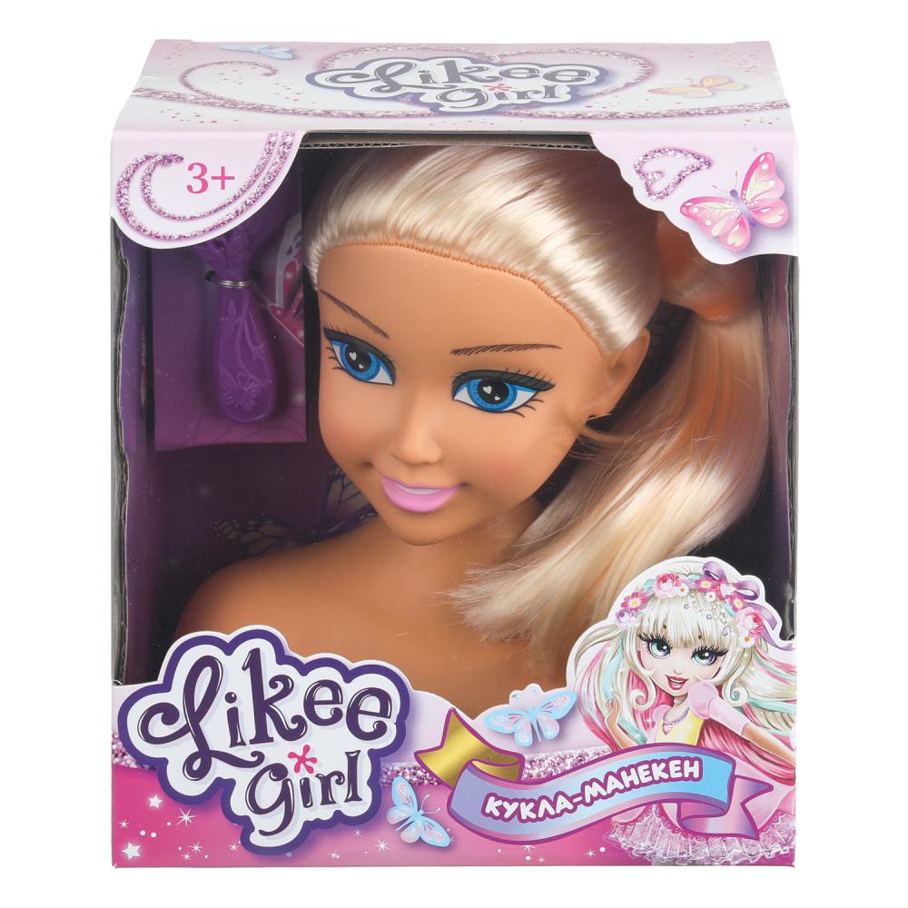 Кукла манекен 18см, расческа, в коробке с окошком LIKEE GIRL в кор.6шт