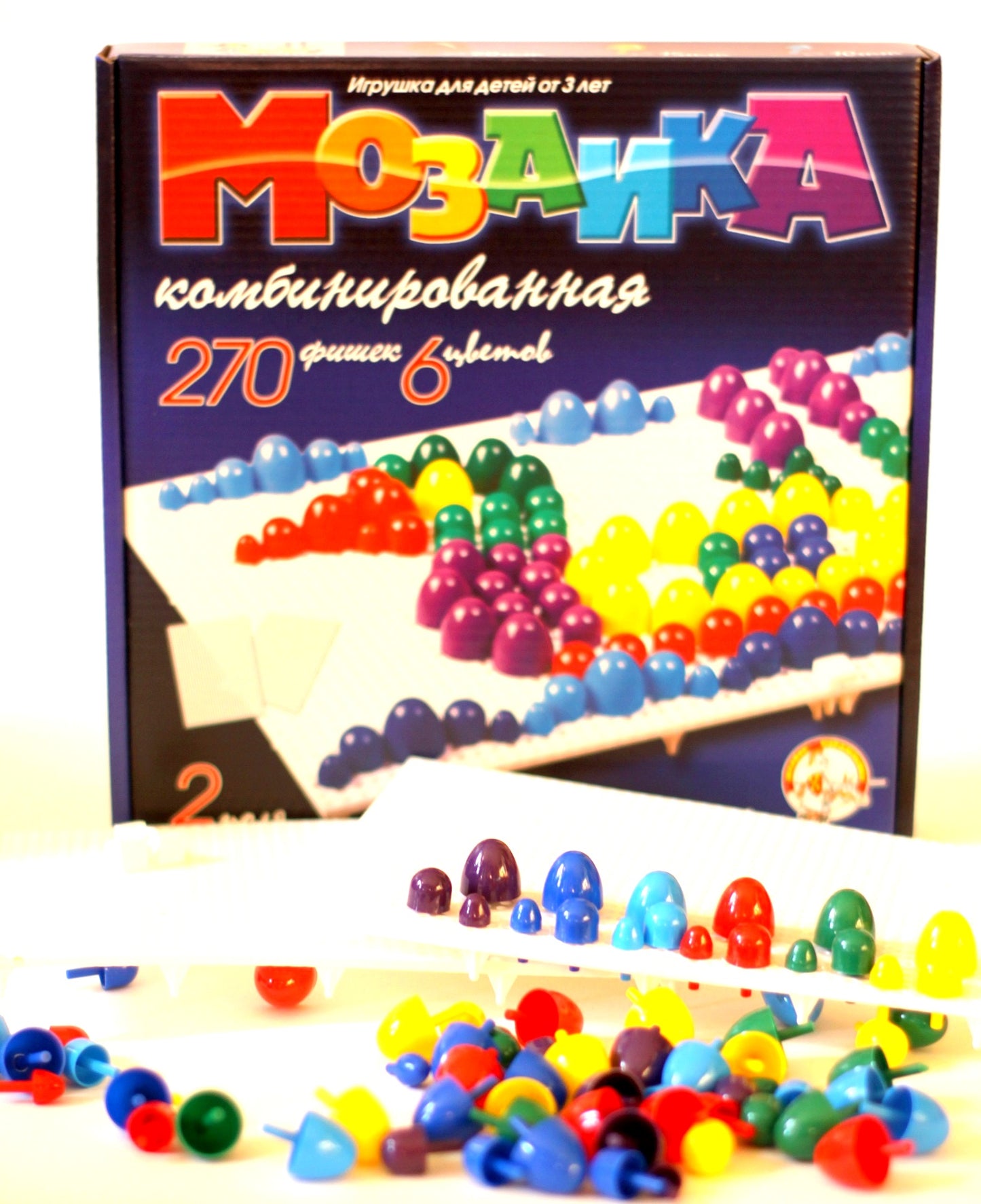 Мозаика комбинированная. 270 poissons, 6 étoiles, 2 étoiles (10 mm, 15 mm, 20 mm)